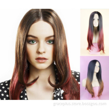 cheap long african american braided natural hair color wigs for black women wholesale china